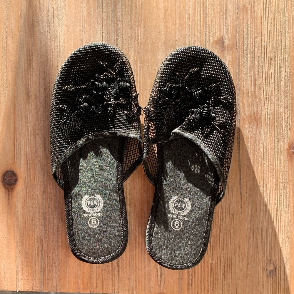 Y2K Flower Slippers